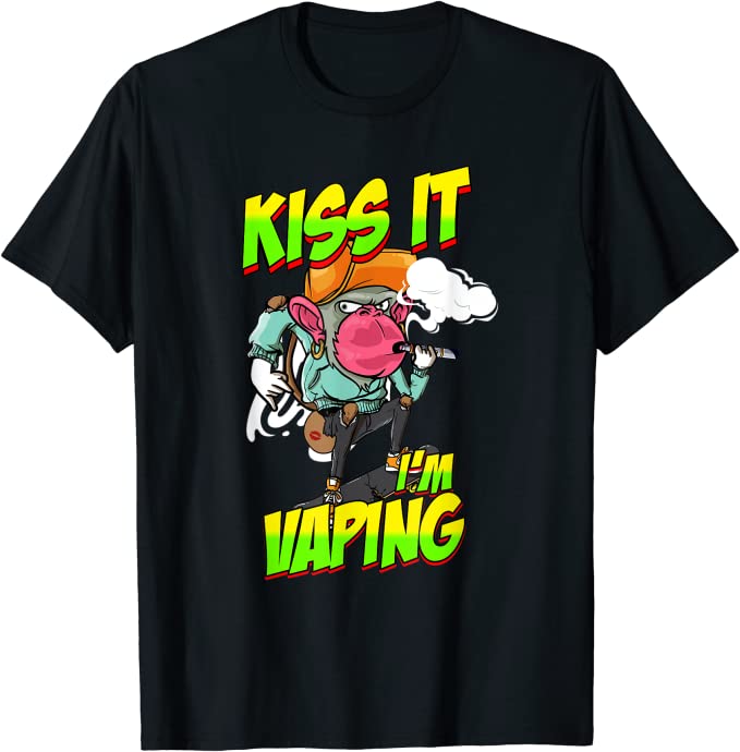 Kiss It I'M Vaping T-Shirt